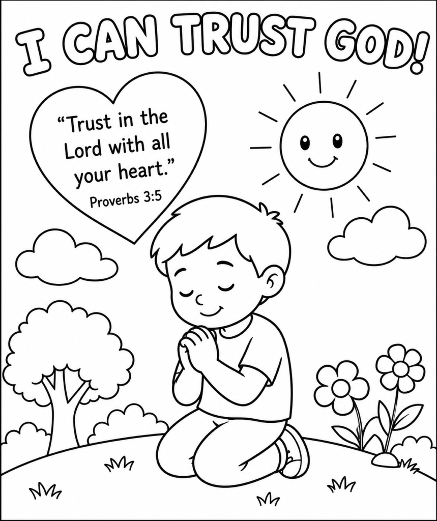 Children coloring page 2